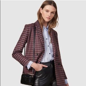 Sandro wool double breasted toms blazer